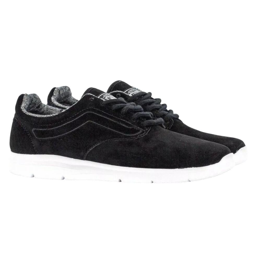 Vans Iso 1.5 (Tweed Dots) Black/True White Unisex Skate Shoes Size 3.5 M, 5 W